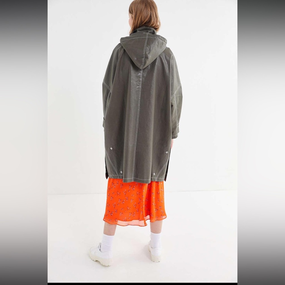 Urban Outfitters Hooded Rain Coat - Picture 2 of 9